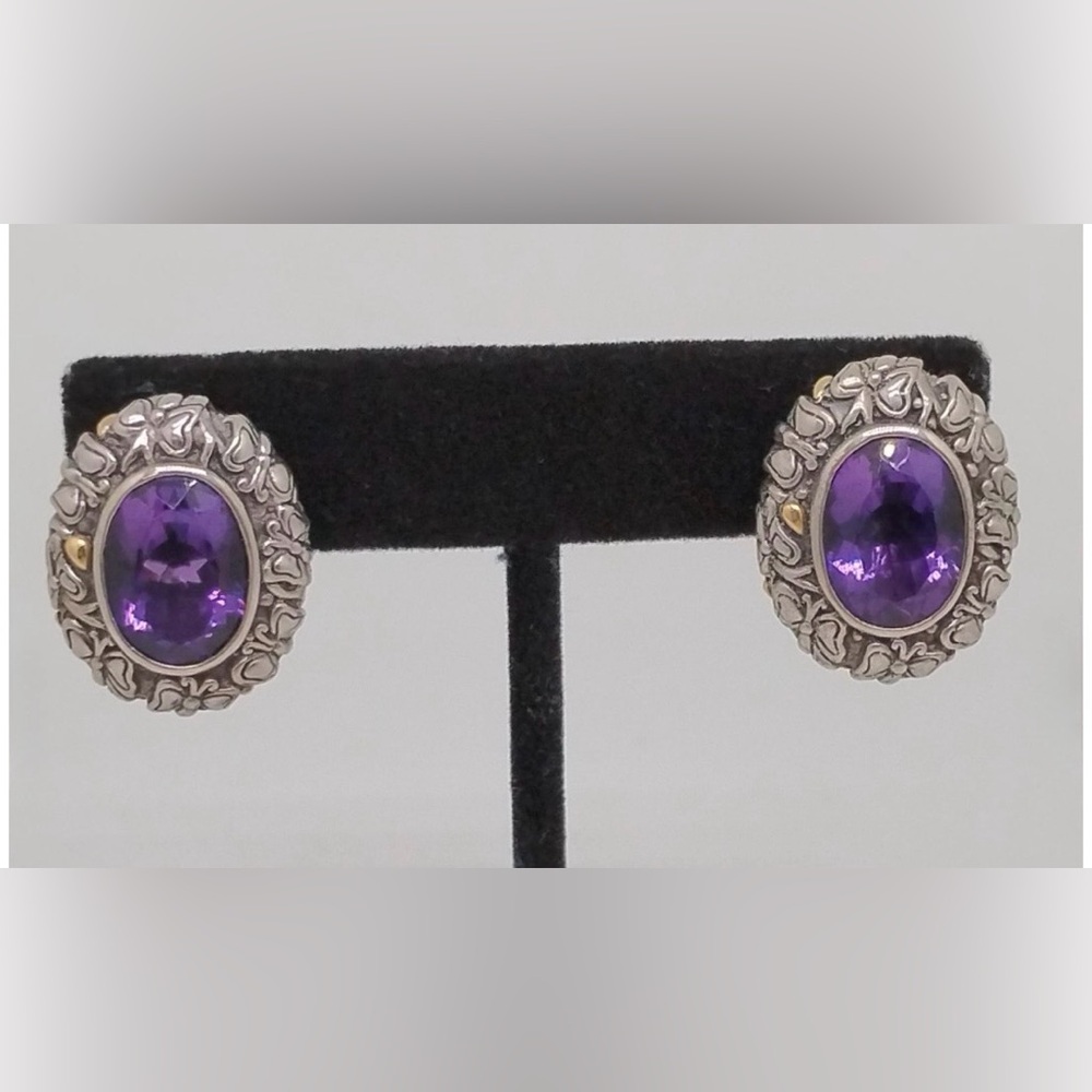 BJC Samuel Behnam 925
Sterling, 18K Yellow Gold Accents Amethyst
Earrings